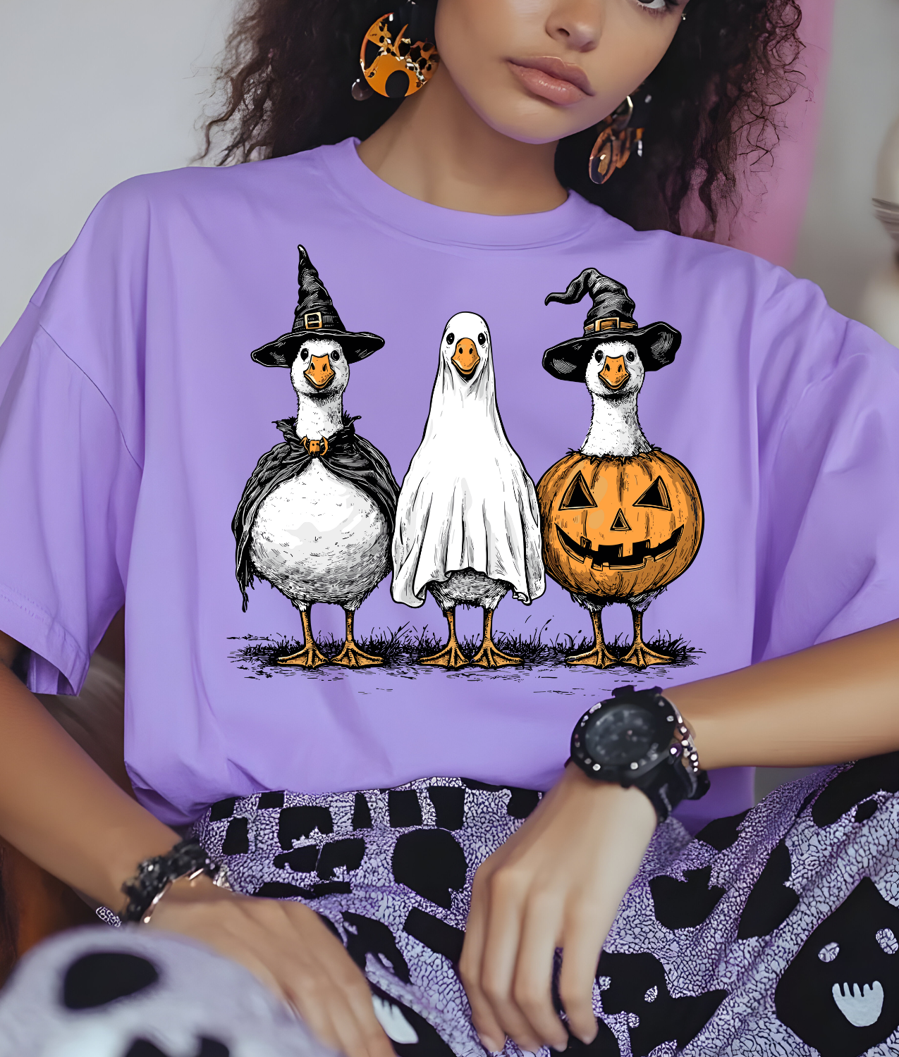 Spooky Goose DTF Transfer