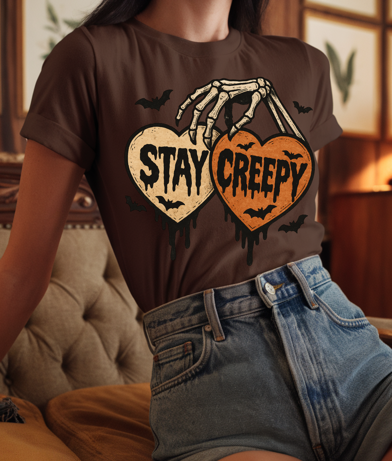 Stay Creepy DTF Transfer