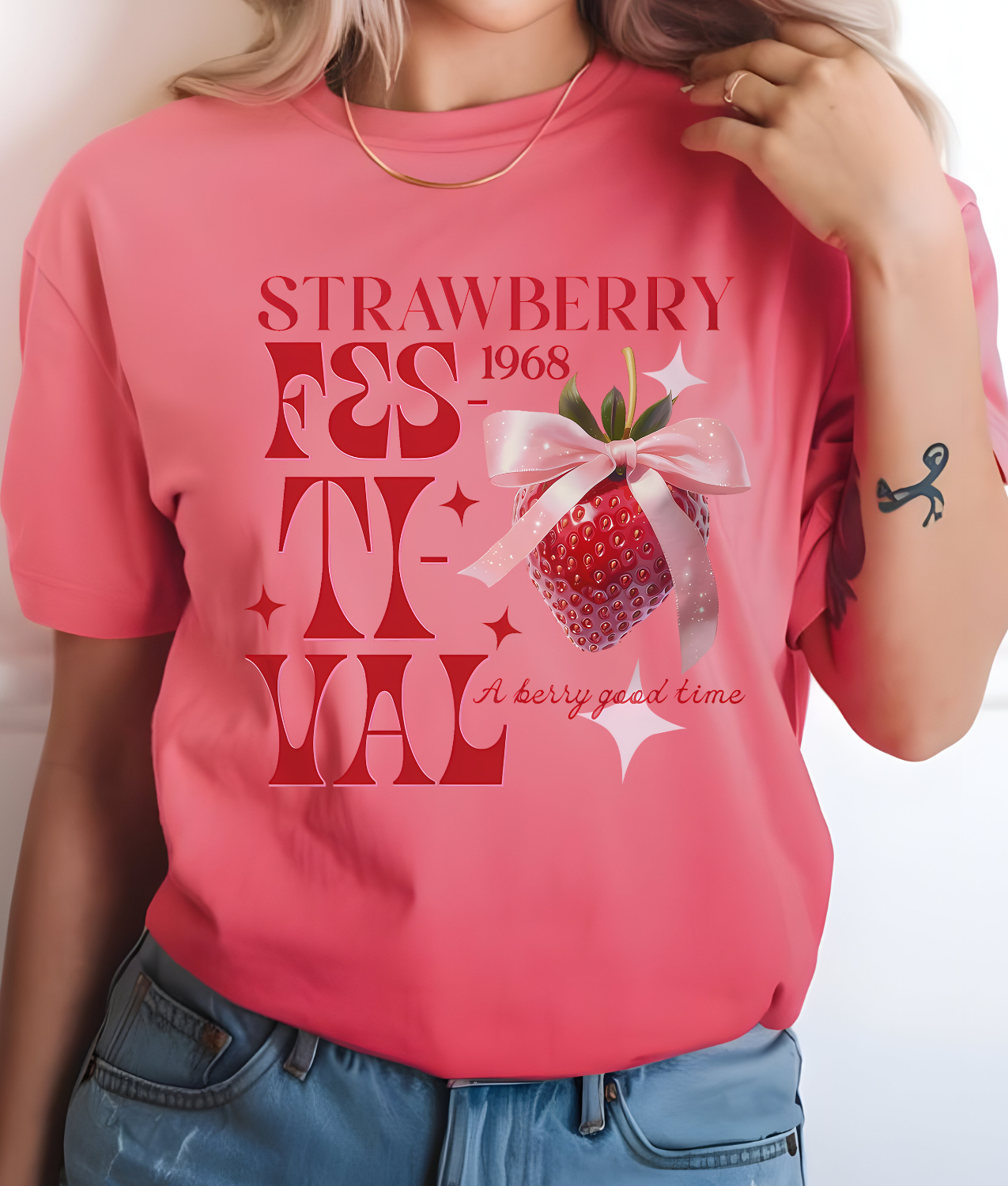 Strawberry Festival DTF Transfer