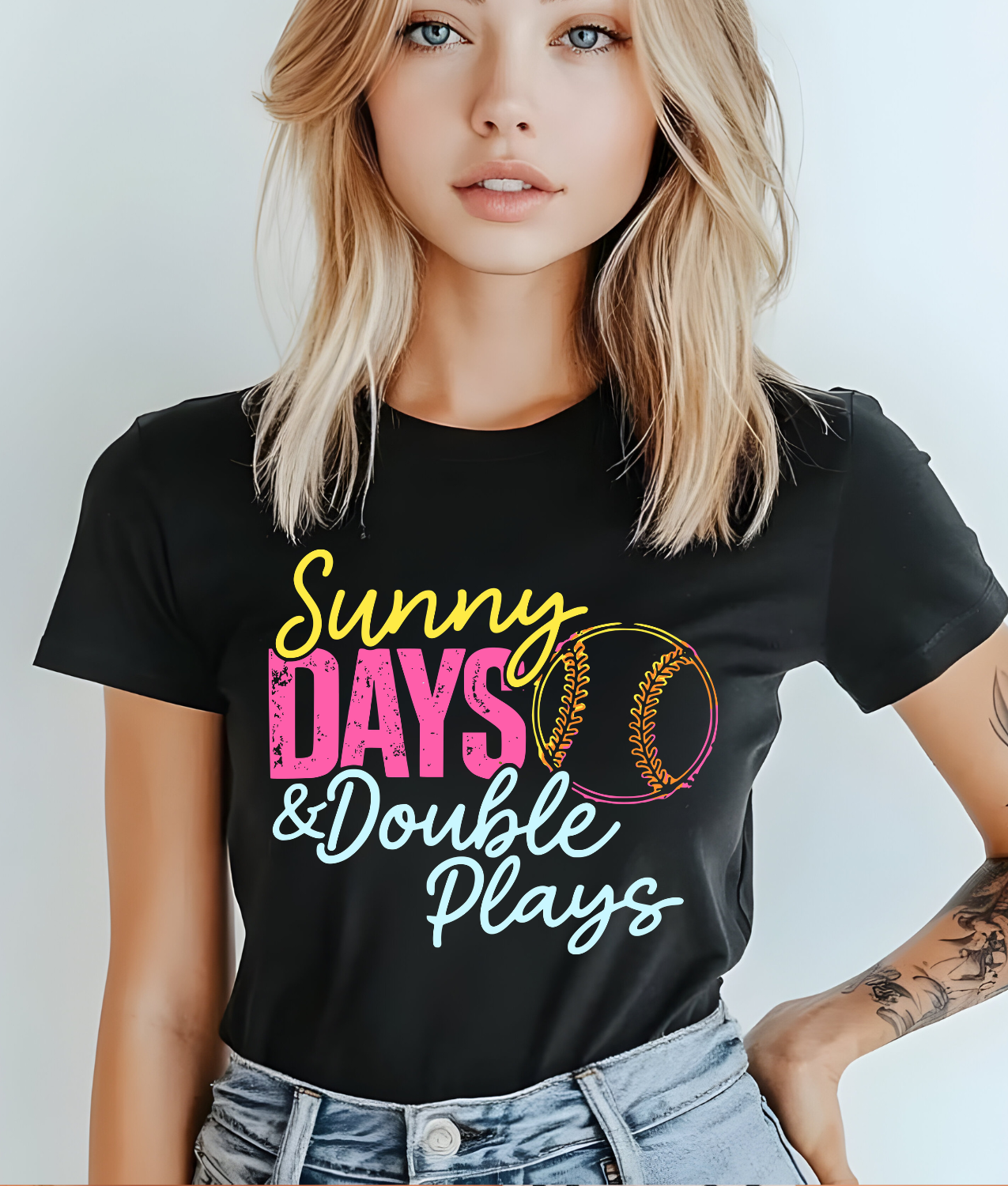 Sunny Days & Double Plays DTF Transfer