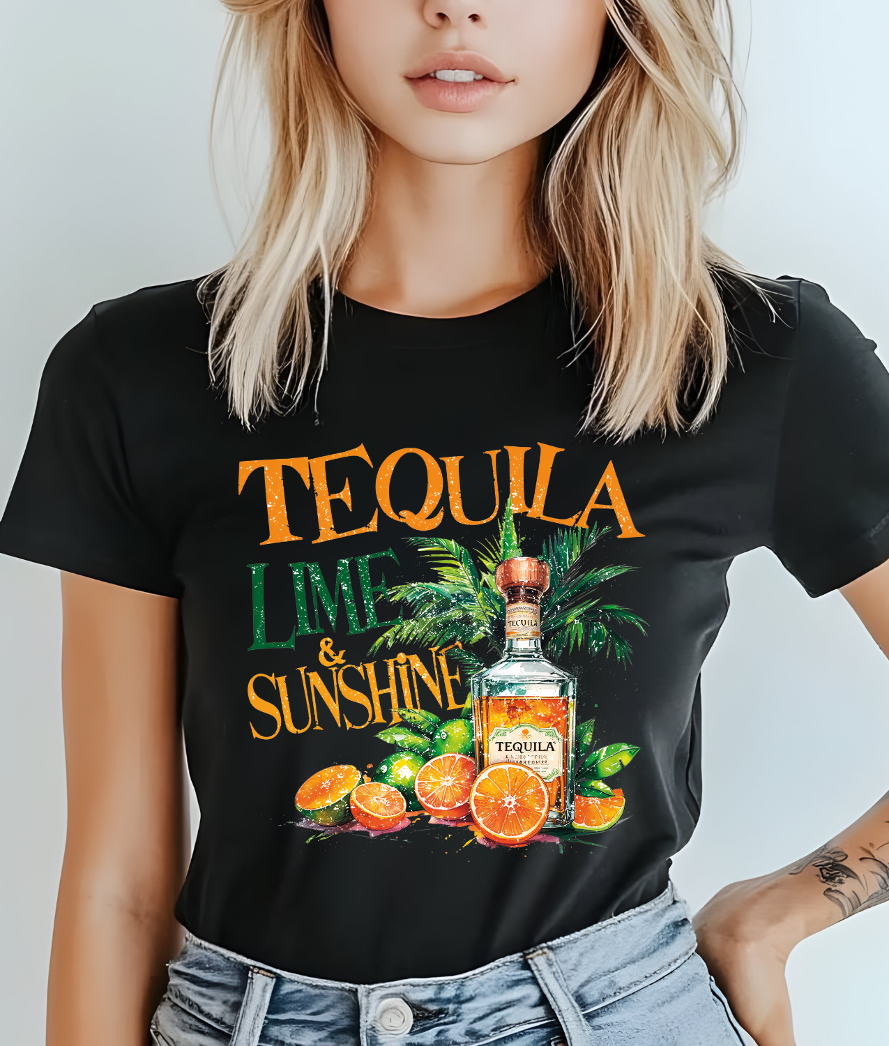 Tequila Lime & Sunshine DTF Transfer