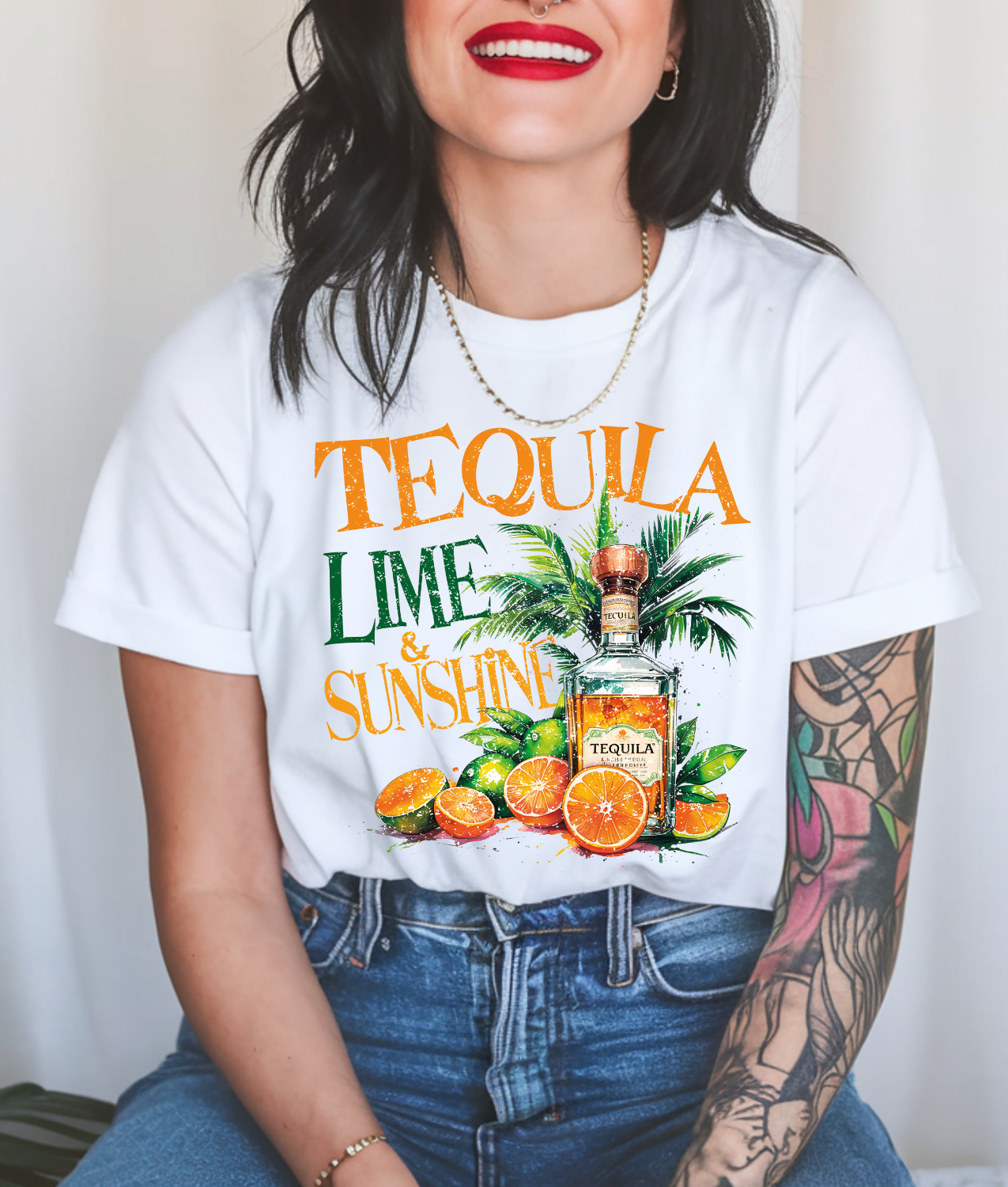 Tequila Lime & Sunshine DTF Transfer