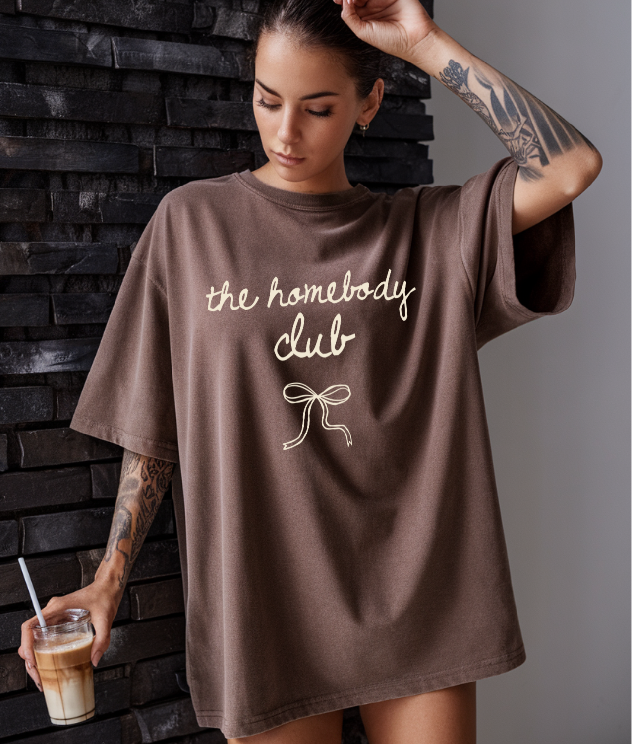 The Homebody Club - Cream DTF Transfer