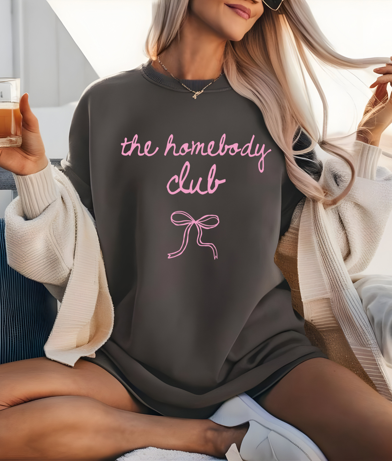 The Homebody Club - Pink DTF Transfer