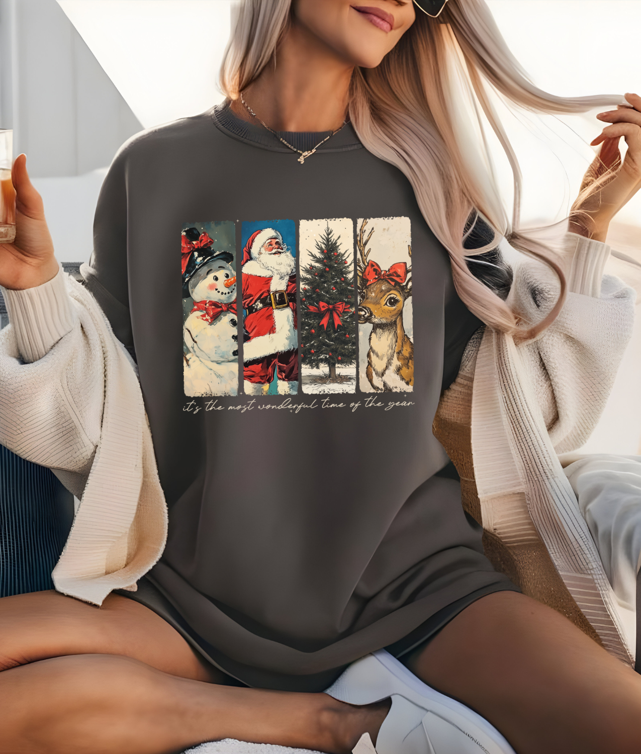 Vintage Most Wonderful Time of the Year DTF Transfer