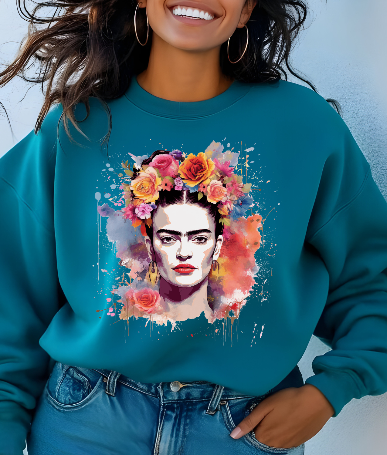 Watercolor Frida DTF