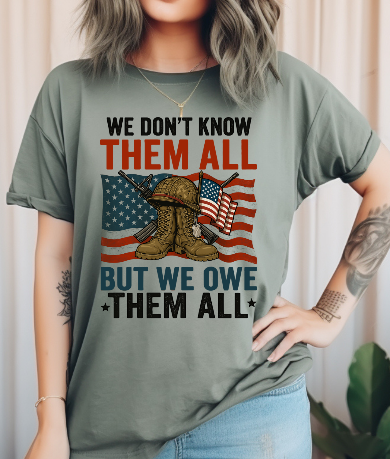 We Owe Them All DTF Transfer