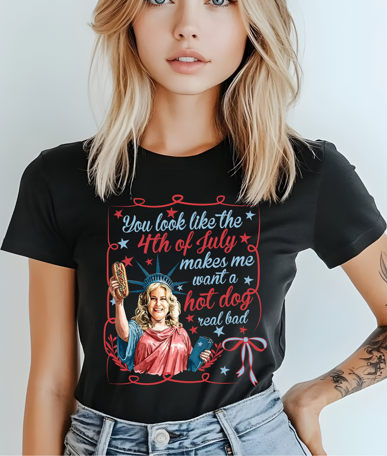You Look Like the 4th of July DTF Transfer