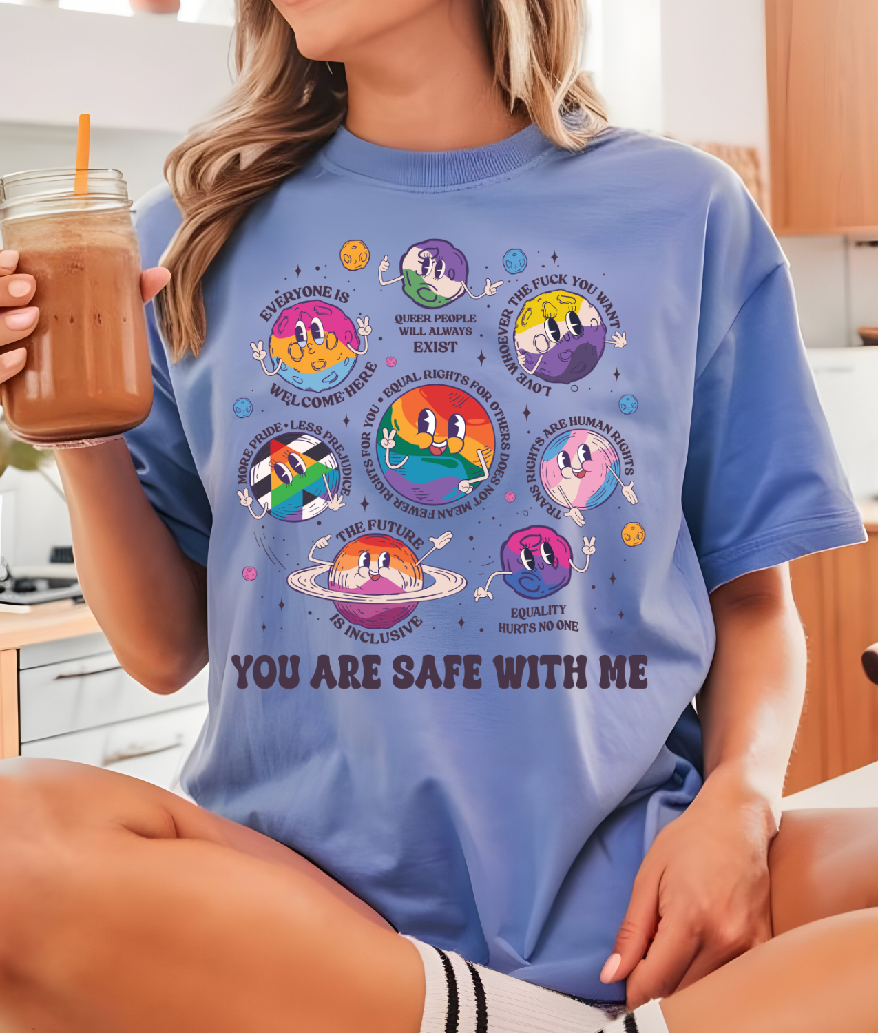 You are Safe With Me DTF Transfer