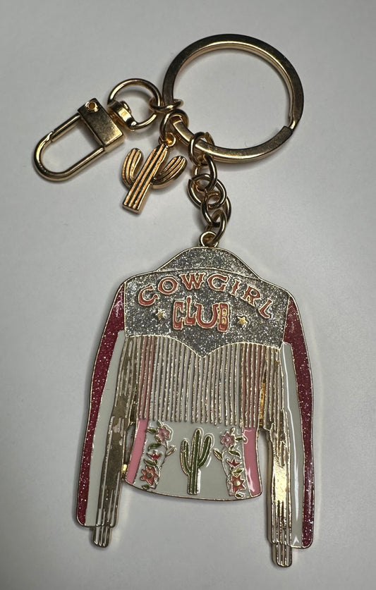 Cowgirl Club Keychain