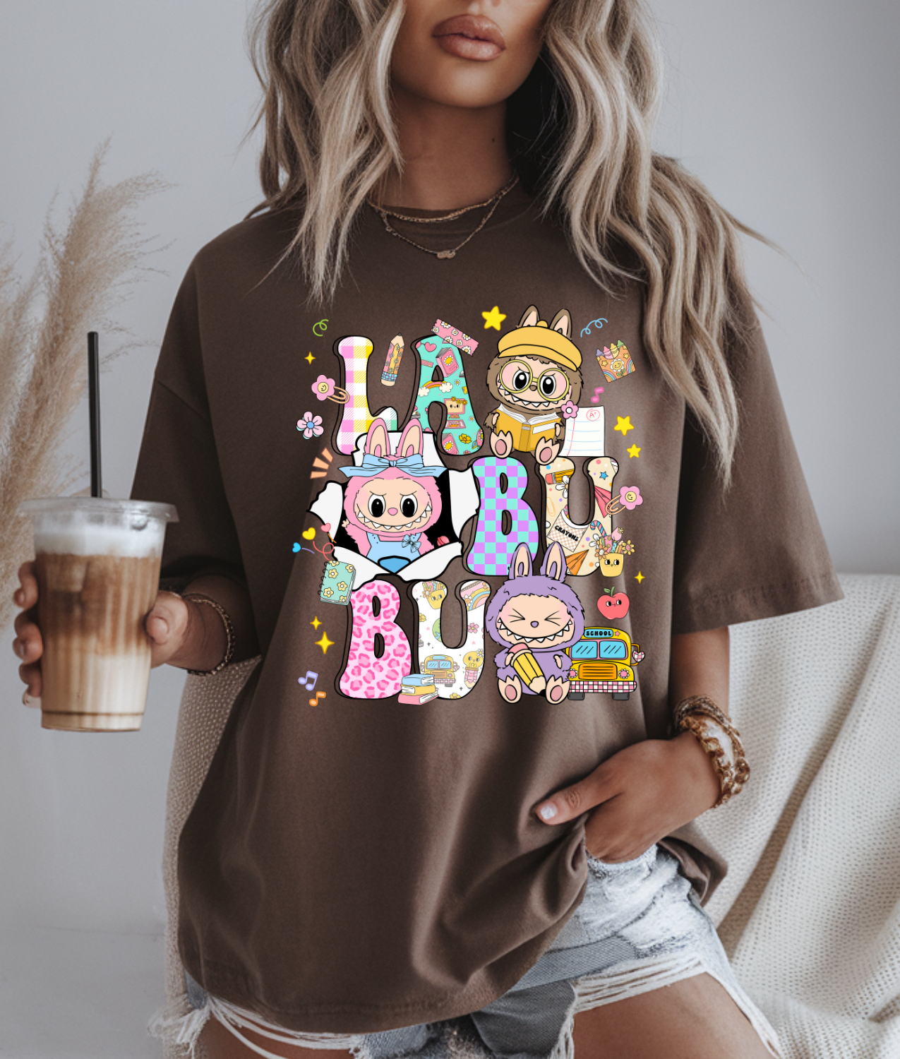 Back to School Labubu DTF Transfer