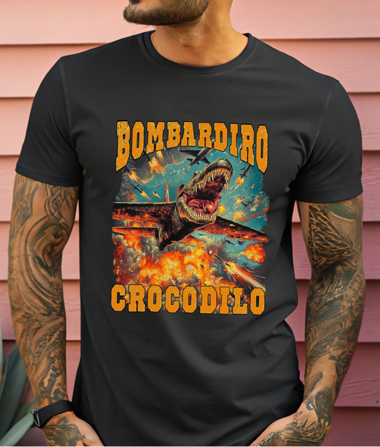 Bombardiro Crocodilo Italian Brainrot DTF Transfer