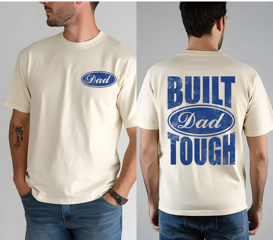Built Dad Tough DTF Transfer POCKET INCLUDED