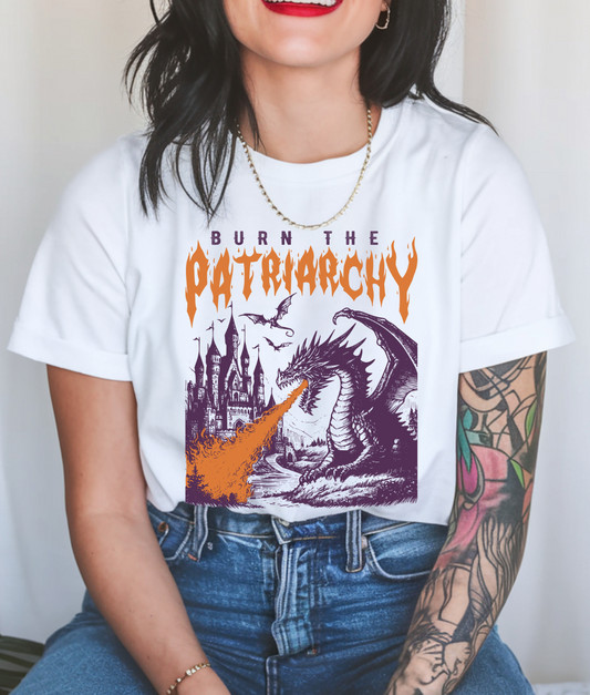 Burn the Patriarchy DTF Transfer