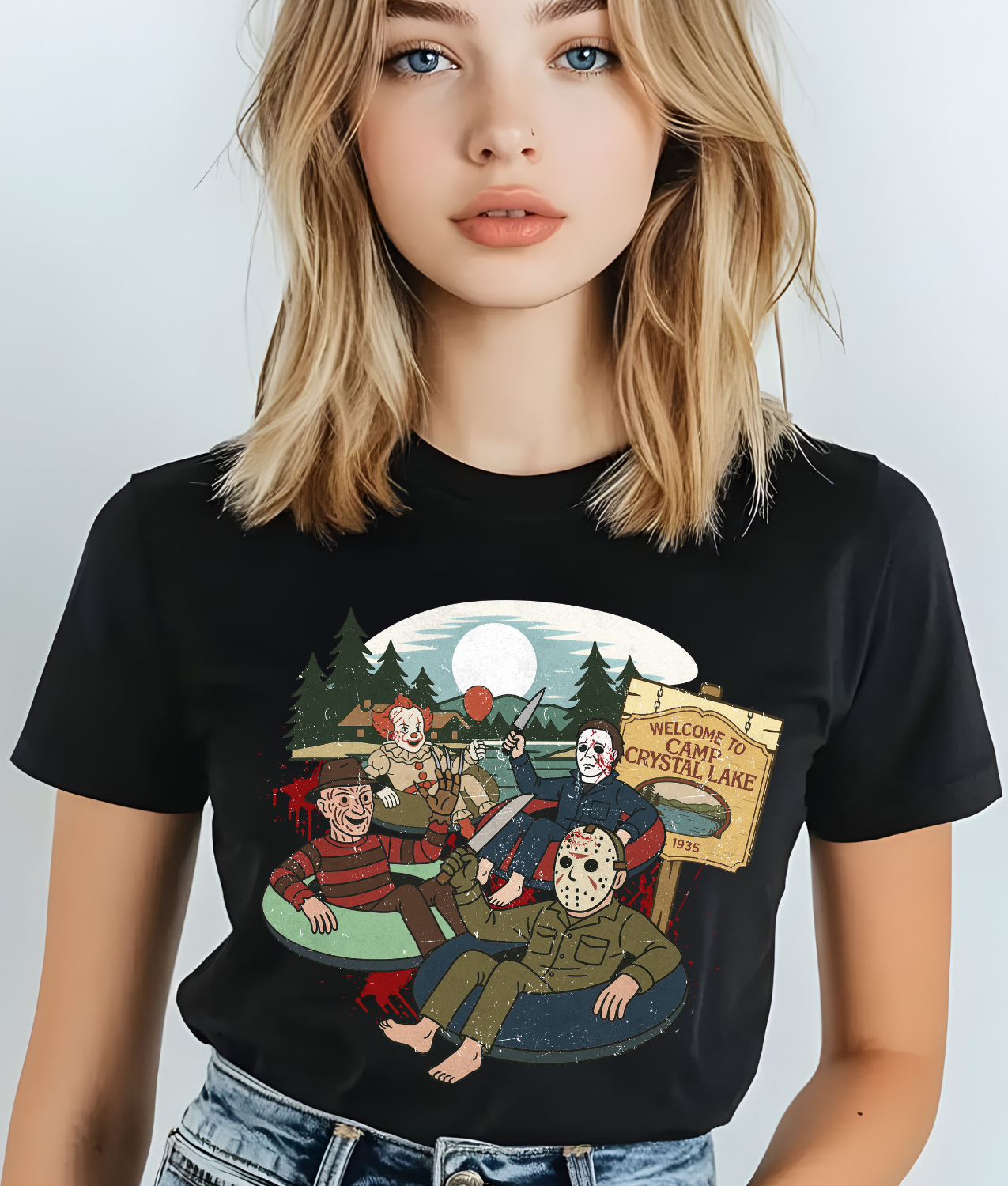 Camp Crystal Lake DTF Transfer