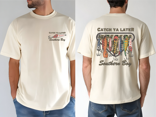 Catch Ya Later Southern Boy DTF Transfer POCKET INCLUDED