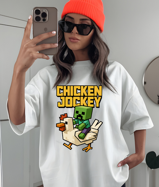Chicken Jockey DTF Transfer