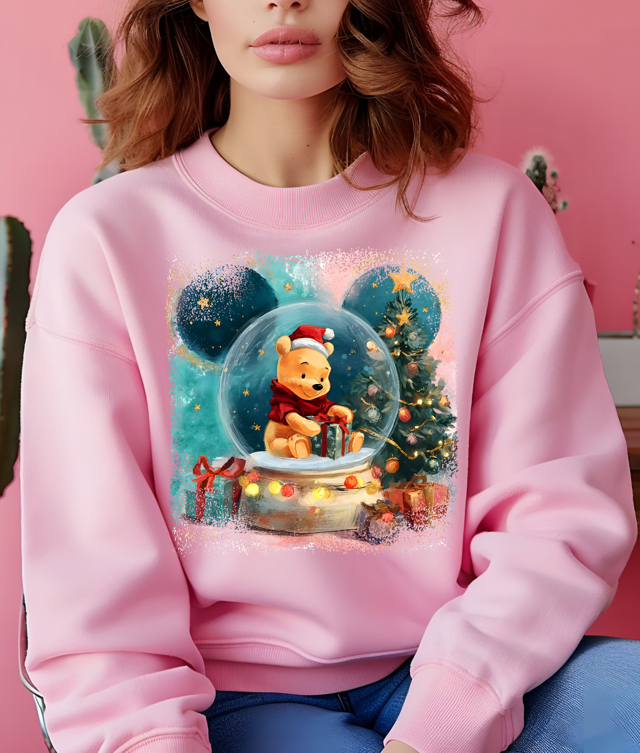 Christmas Bear Snowglobe DTF Transfer