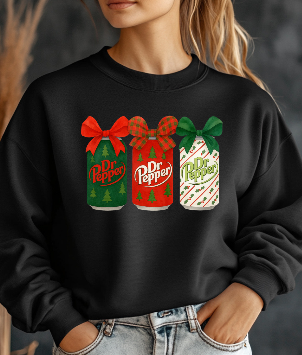 Christmas DP Bows DTF Transfer