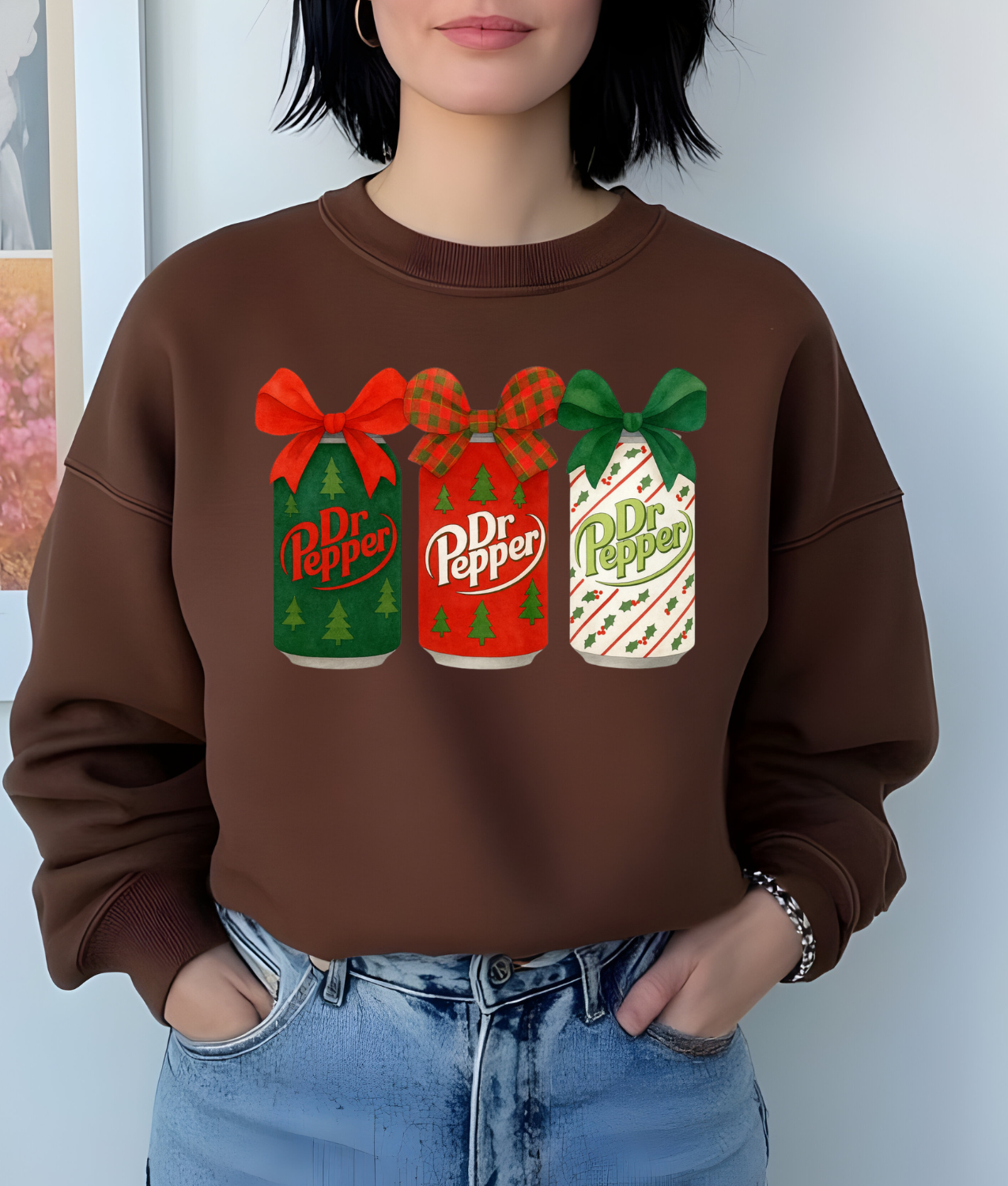 Christmas DP Bows DTF Transfer