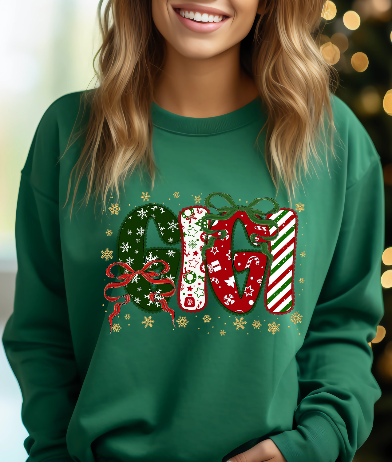 Christmas Gigi DTF Transfer