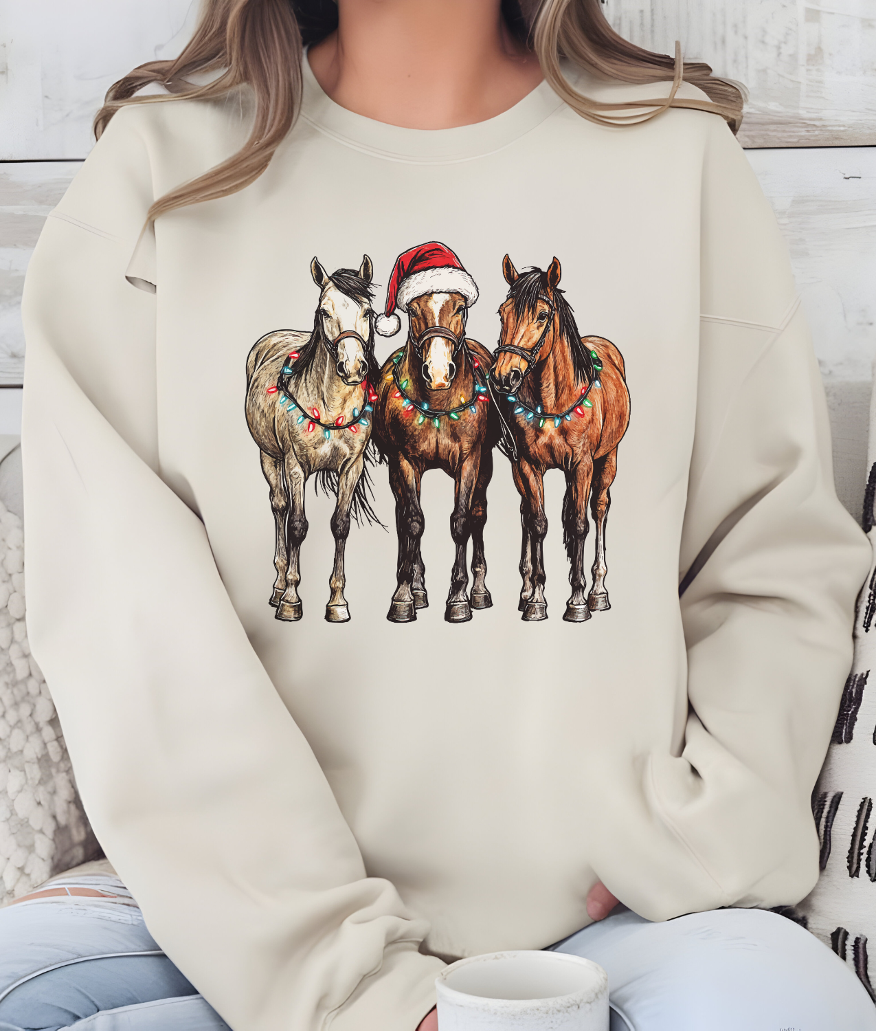 Christmas Horsies DTF Transfer