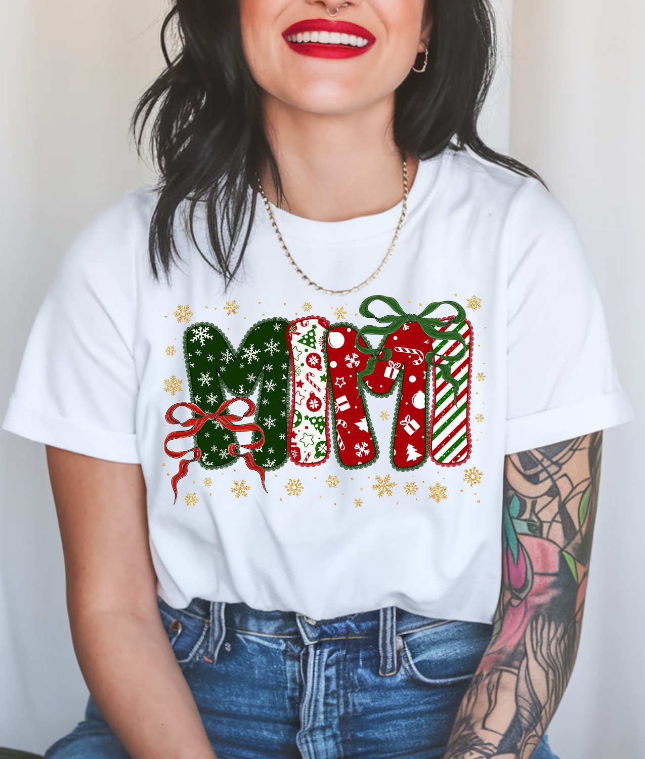 Christmas Mimi DTF Transfer