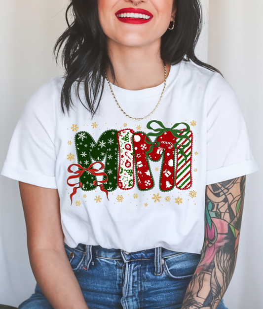 Christmas Mimi DTF Transfer