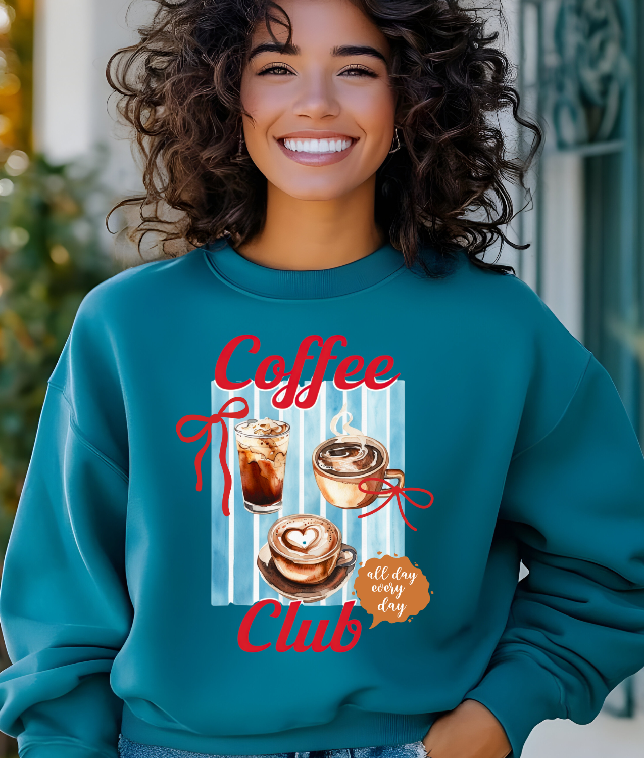 Coffee Club DTF Transfer