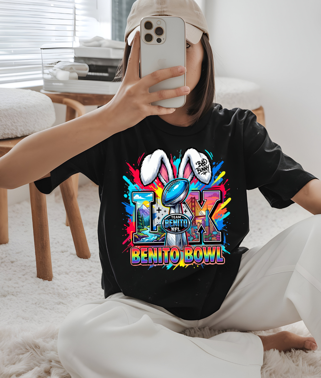 Colorful Benito Bowl DTF Transfer