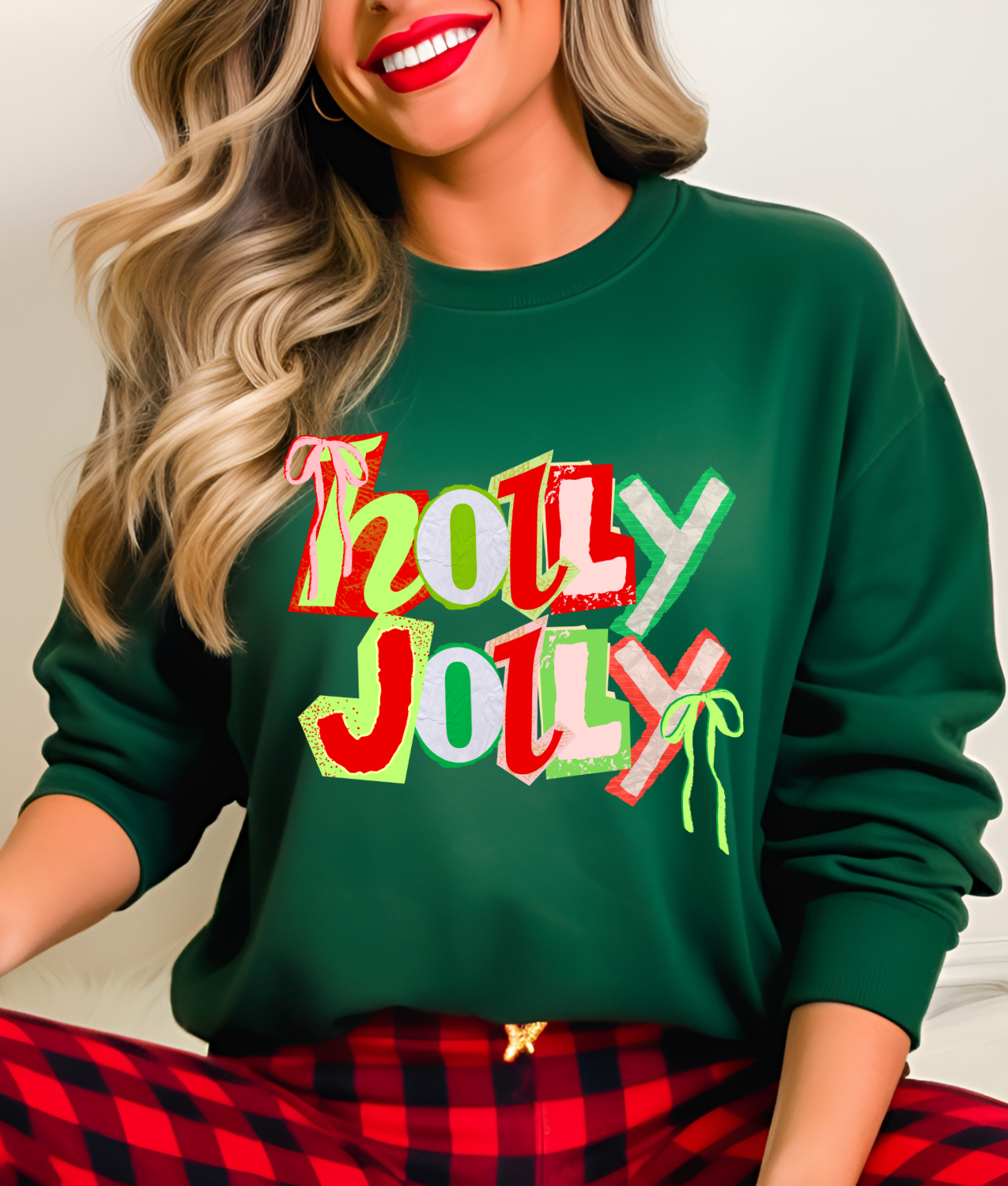 Coquette Holly Jolly DTF Transfer