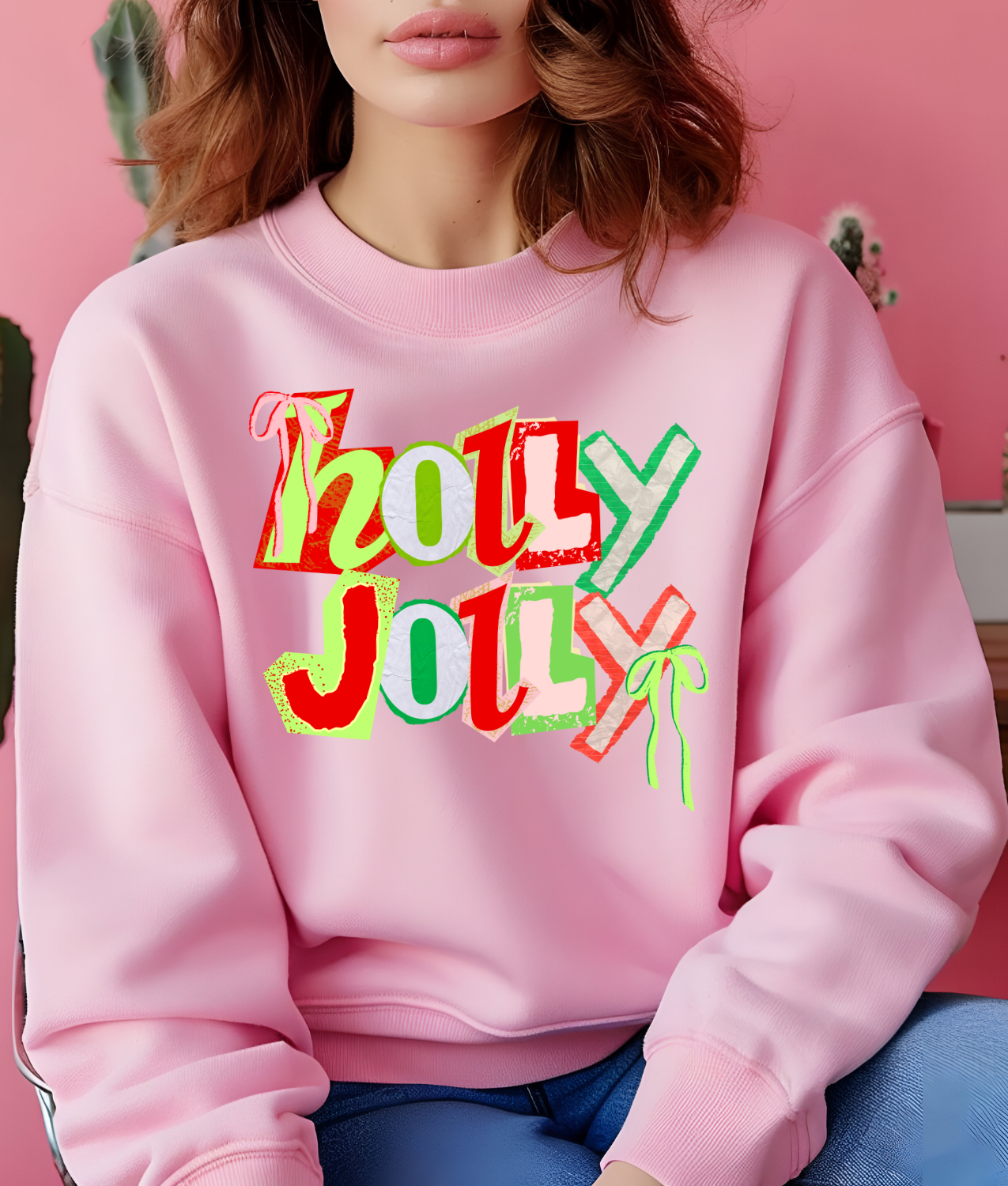 Coquette Holly Jolly DTF Transfer