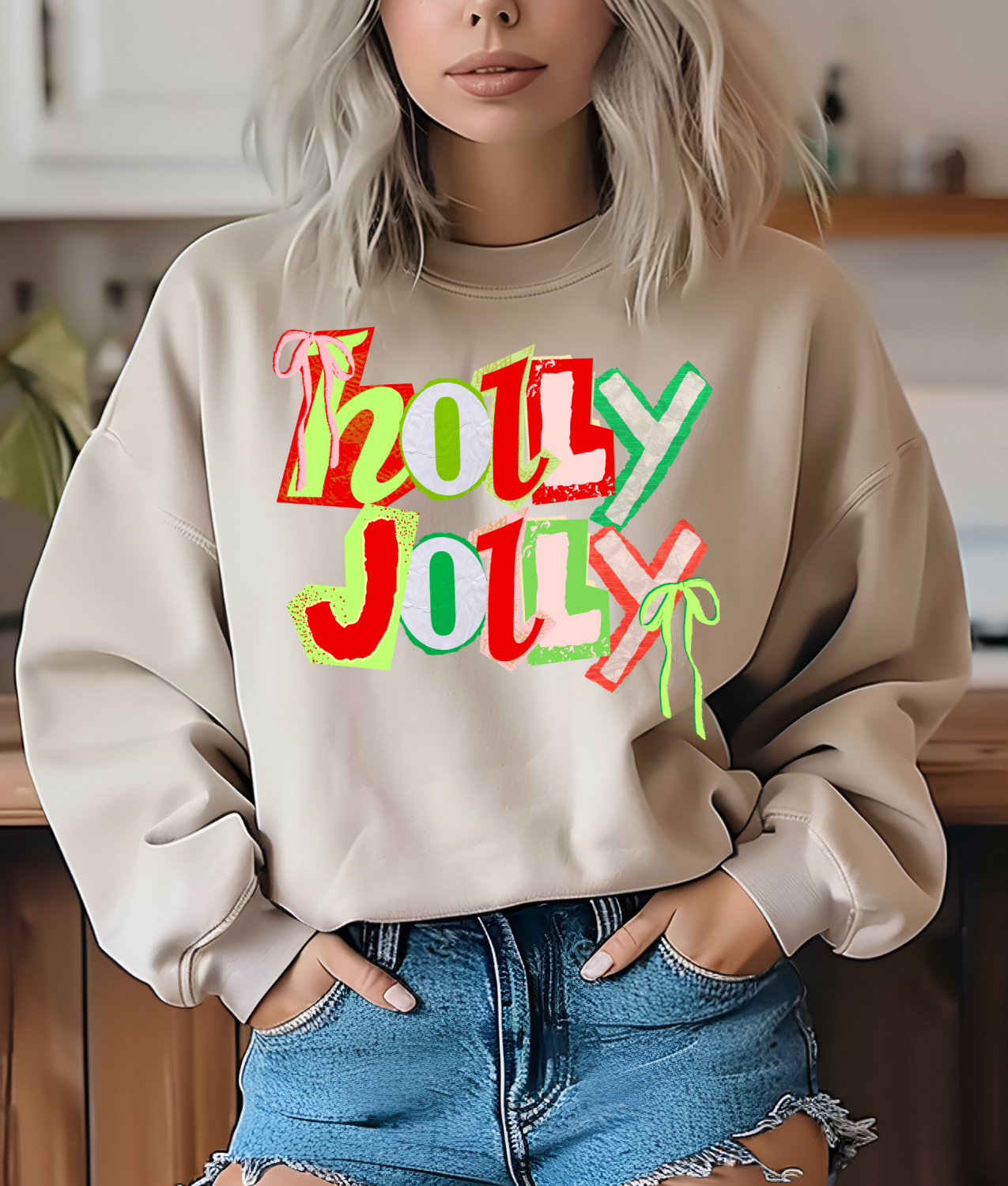 Coquette Holly Jolly DTF Transfer