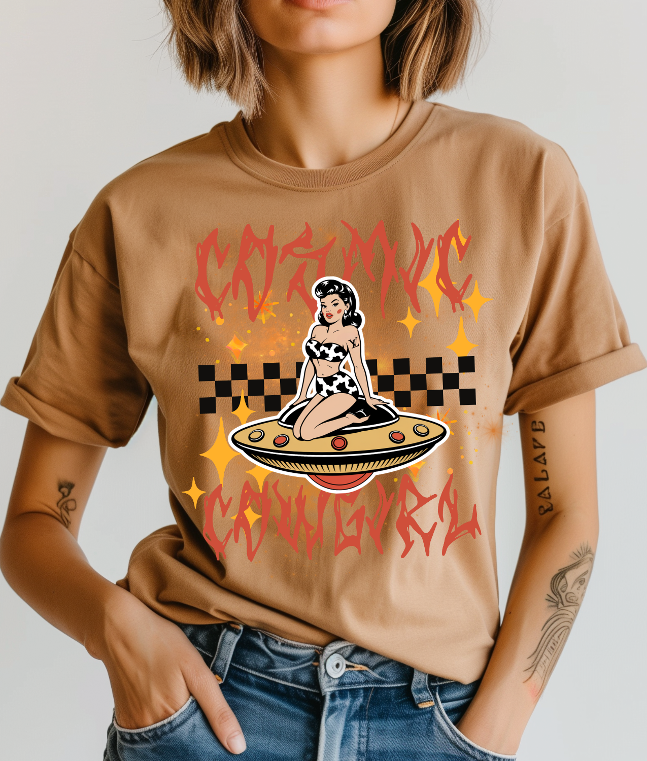 Cosmic Cowgirl DTF