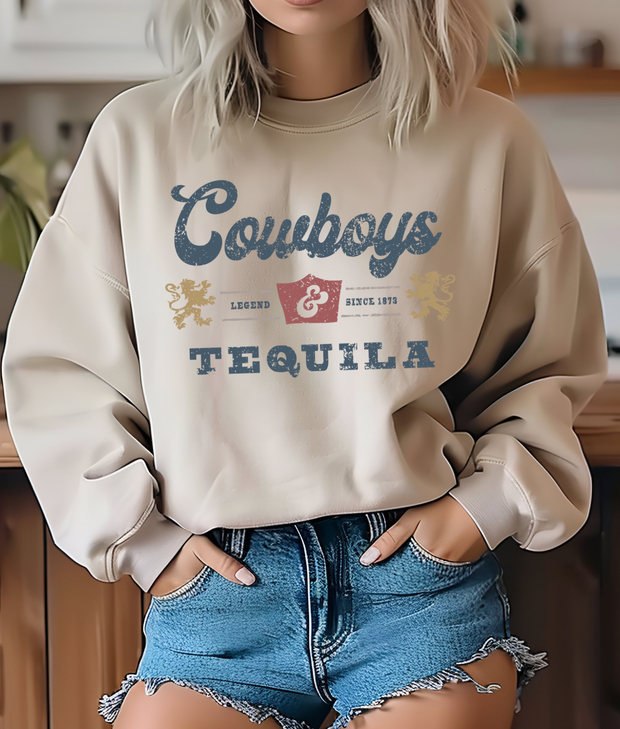 Cowboys and Tequila DTF Transfer