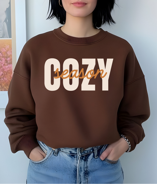 Cozy Season Block DTF Transfer