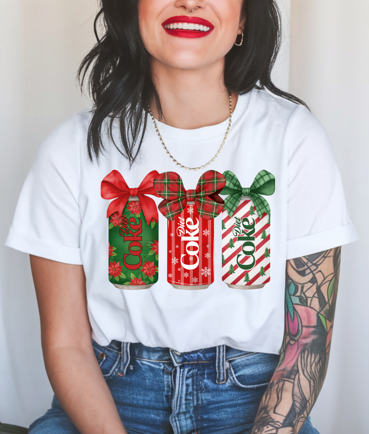 DC Christmas Bows DTF Transfer