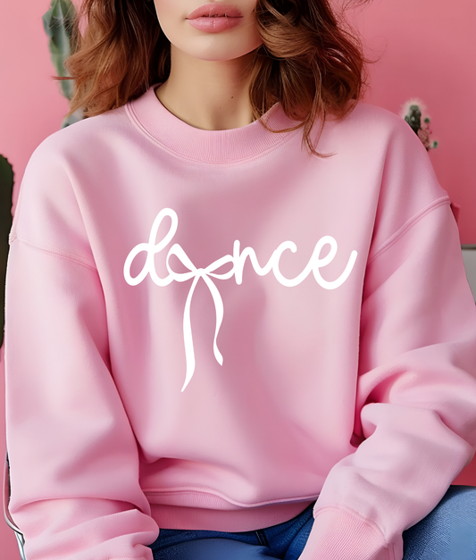 Dance Bow White DTF Transfer