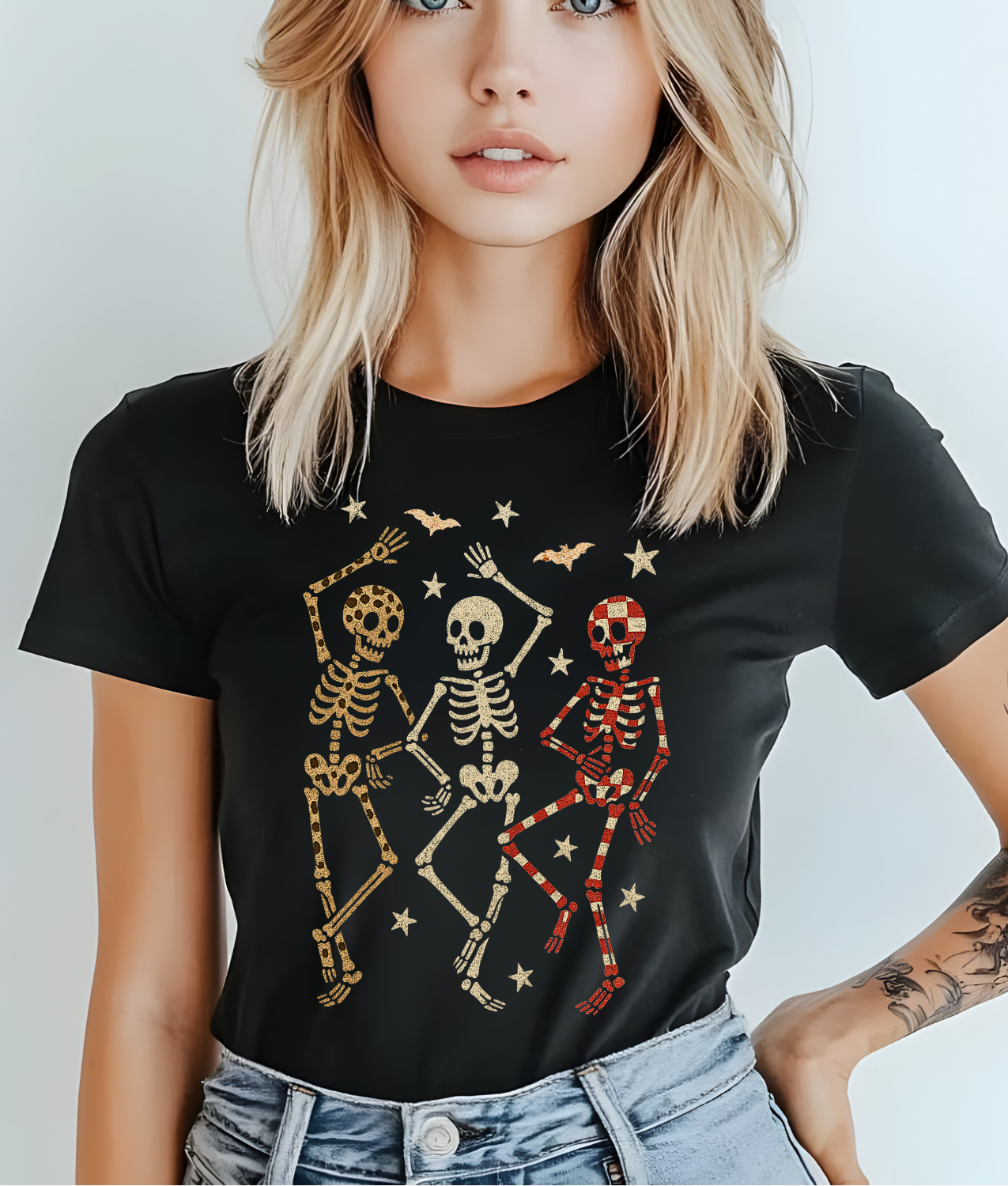 Dancing Skellies DTF Transfer