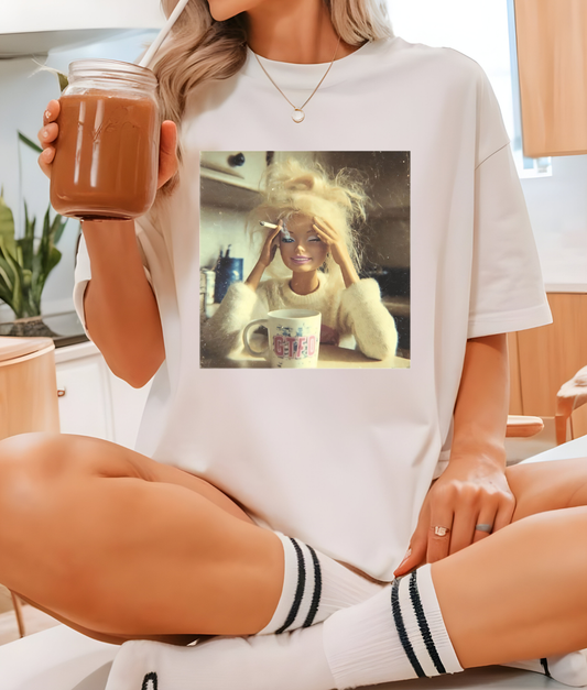 Doll Face Meme - Stressed out Mama DTF Transfer