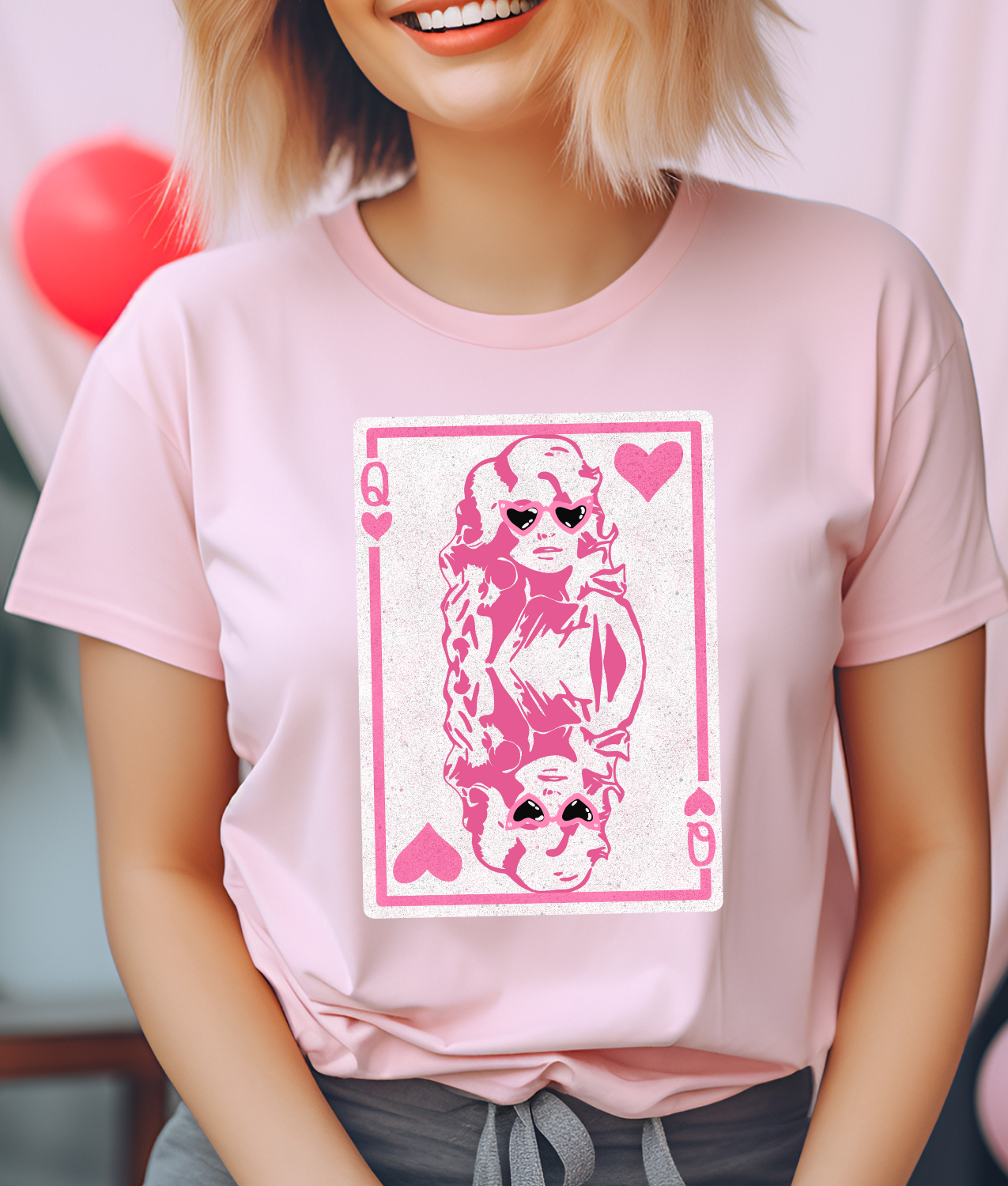 Dolly Queen of Hearts DTF