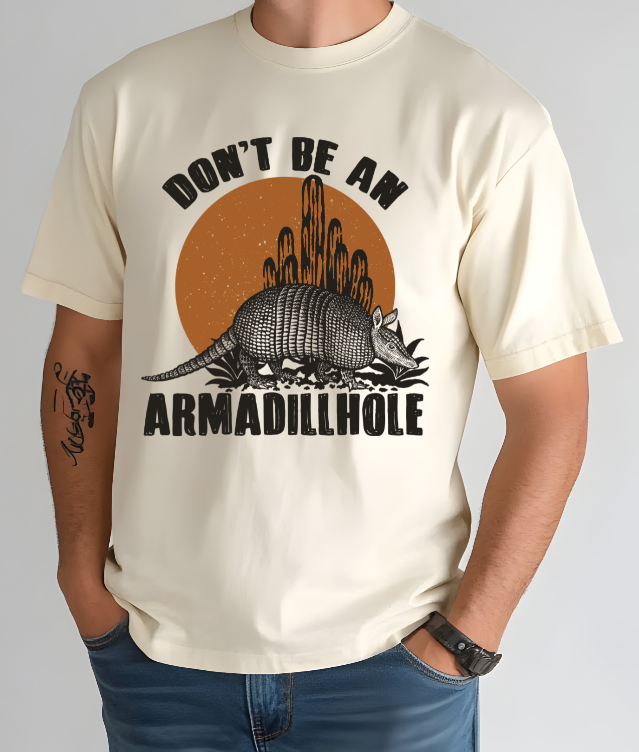 Don't Be An Armadillhole DTF Transfer