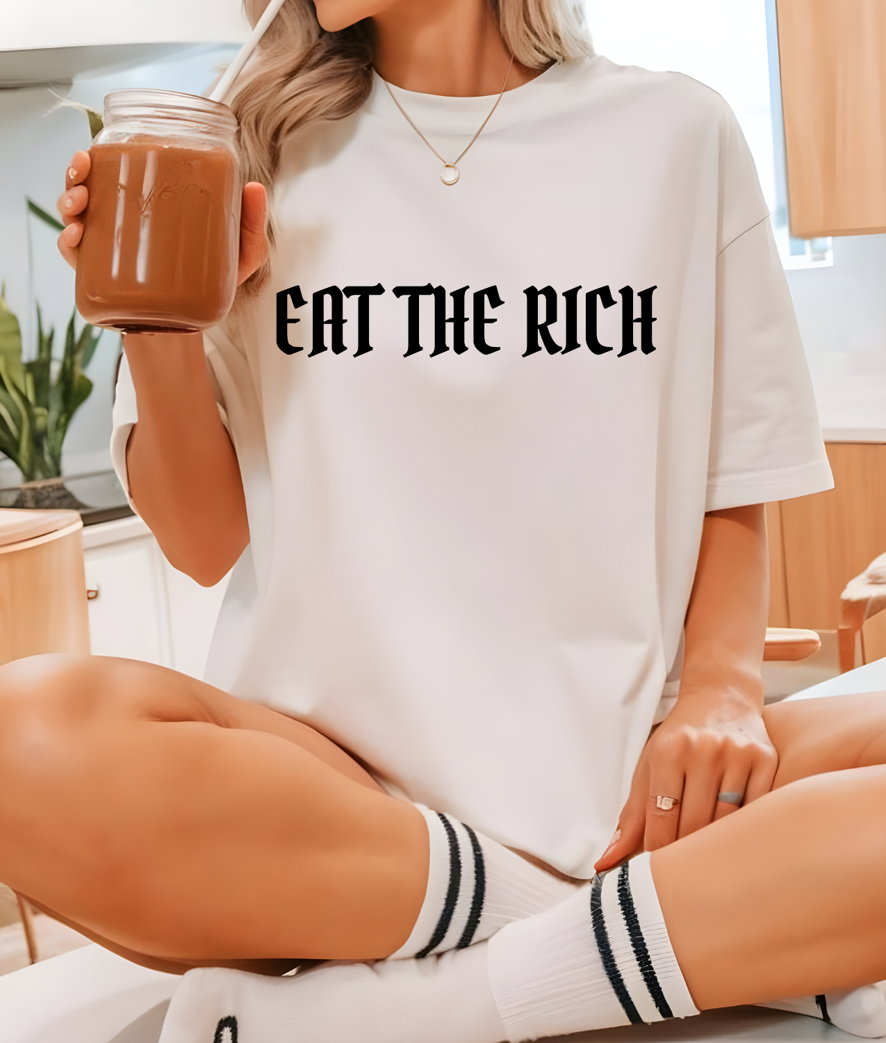 Eat The Rich DTF Transfer