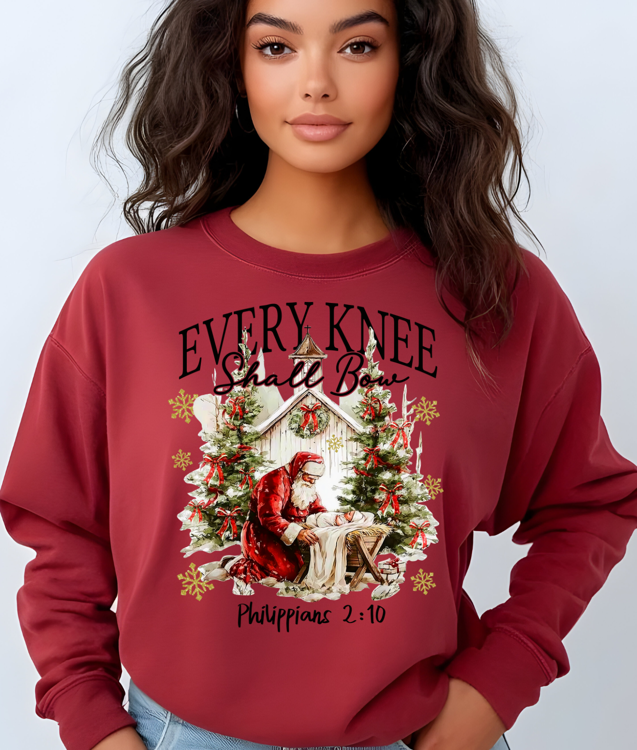 Every Knee Shall Bow DTF Transfer