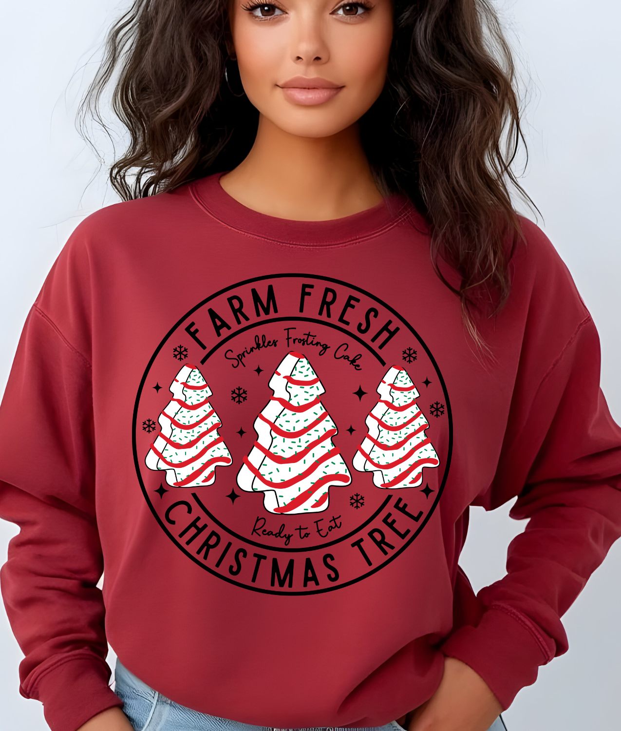 Farm Fresh Christmas Tree Cakes DTF Transfer