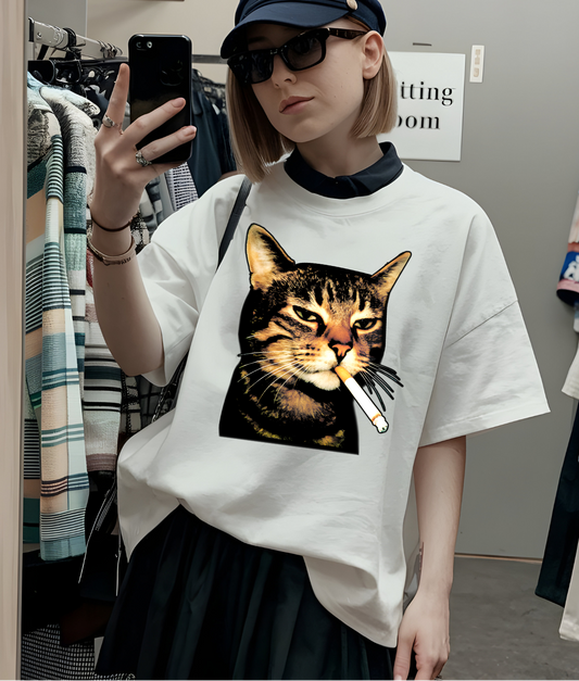 Fed Up Cat Meme DTF Transfer
