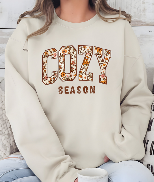 Floral Cozy Season DTF Transfer