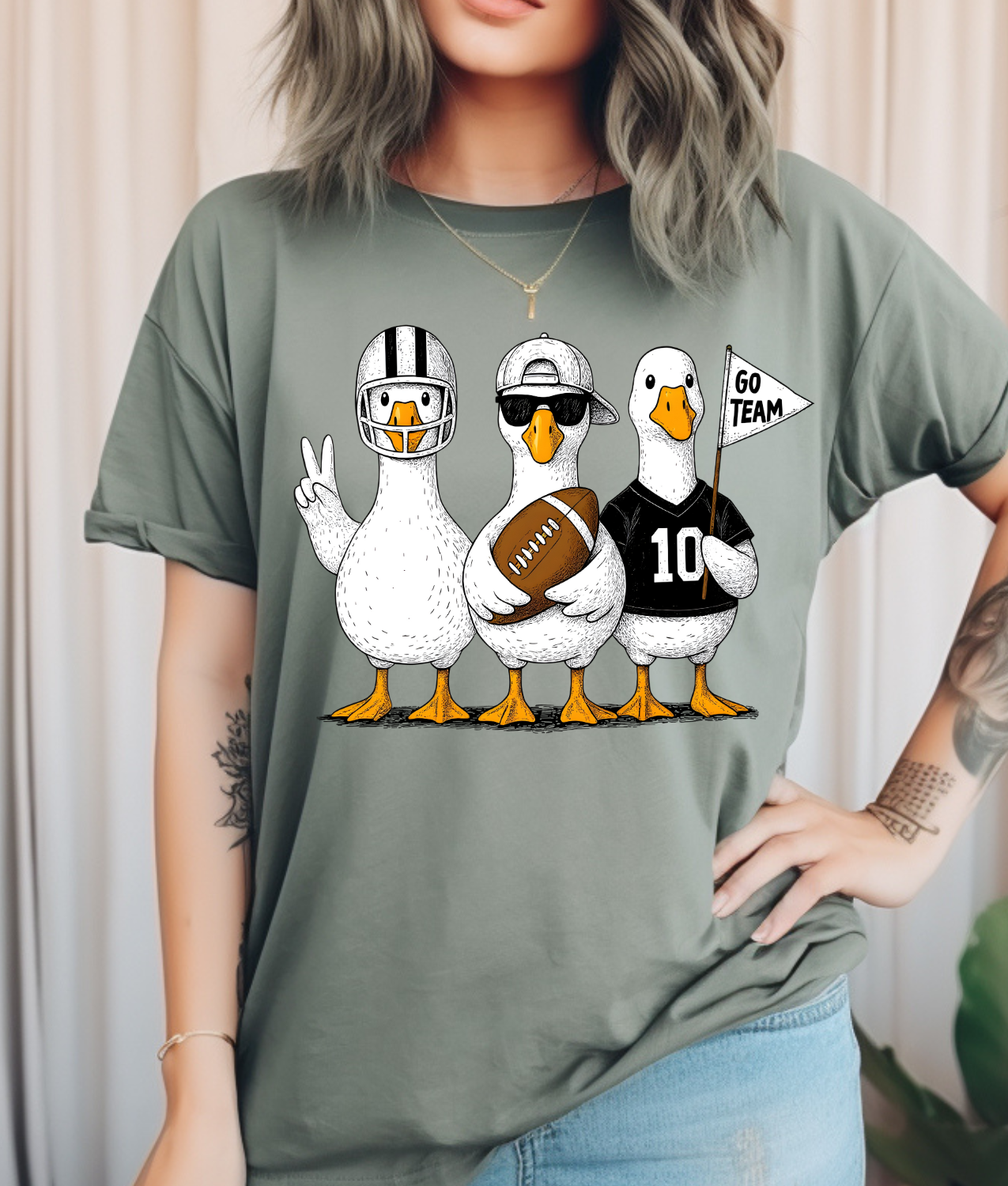 Football Goose DTF Transfer