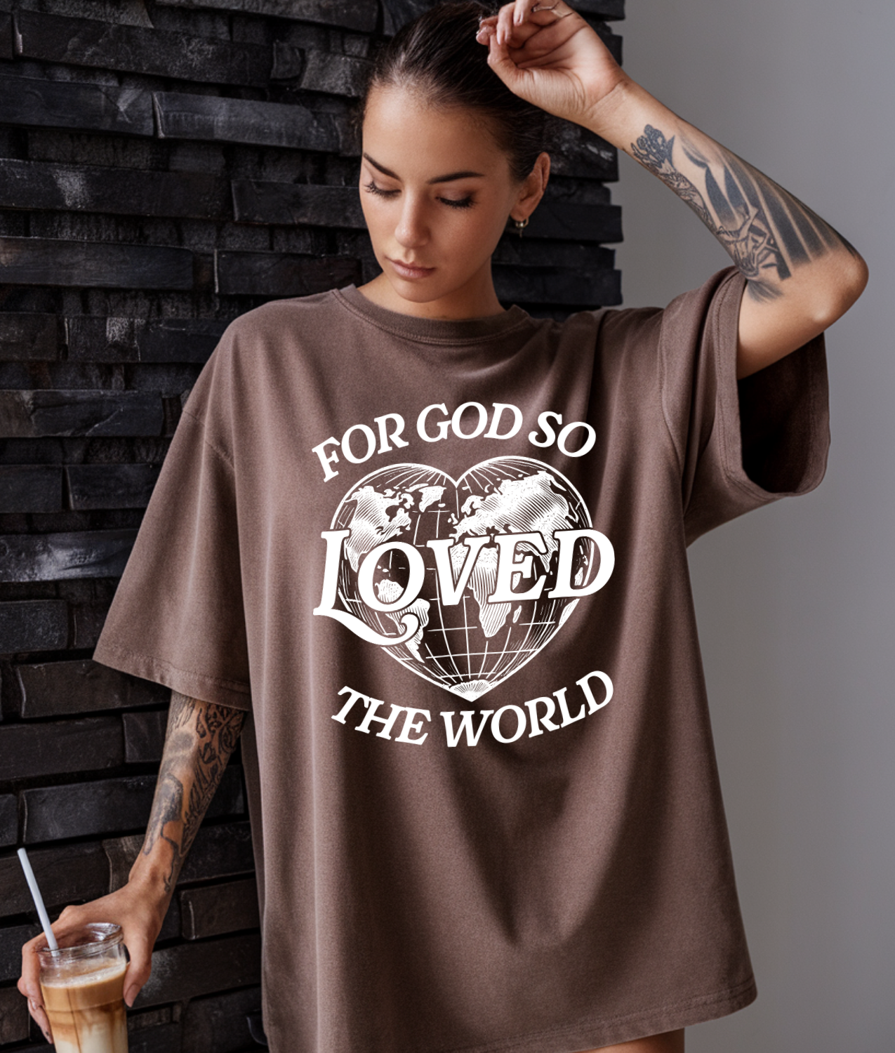 For God So Loved The World DTF Transfer