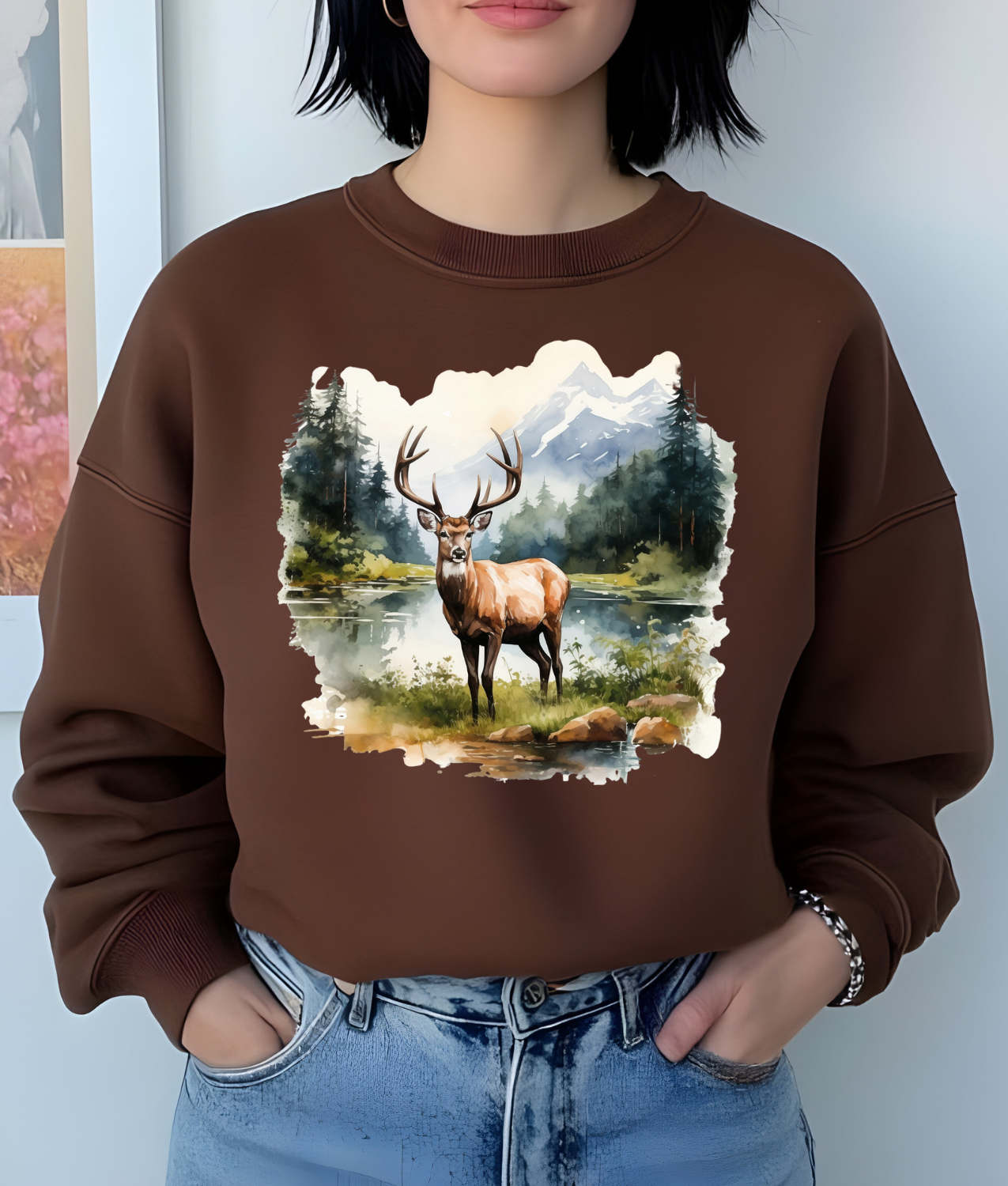 Forest Deer DTF Transfer